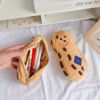 Brand cute plush pencil case, storage bag for elementary school students, Korean style, internet celebrity, with embroidery