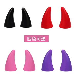 Car Roof Decoration Devil Horn Big Devil Horn Horn Car Exterior Accessories Universal Anti-collision Sticker Rhino Horn Stereo Car Sticker