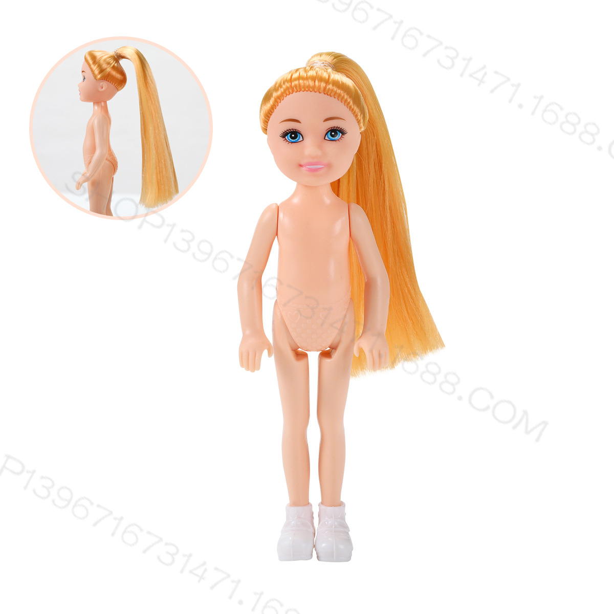 5inch -S-2-019-소녀-7(머리+몸체-금발)