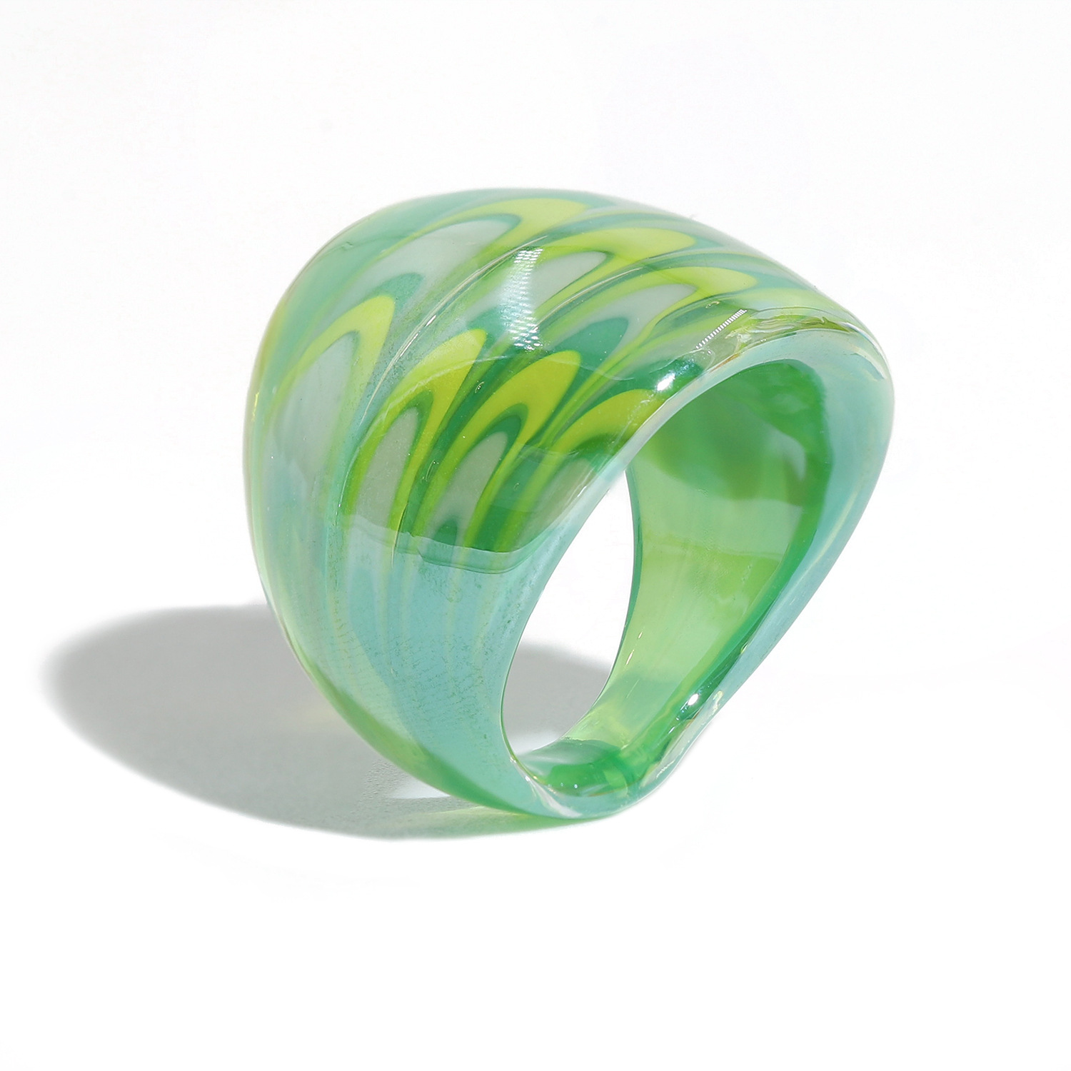 Simple Big Ring Glazed Ring Wholesale display picture 24