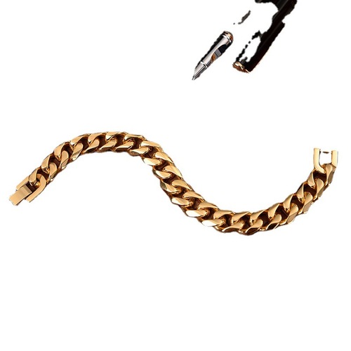  Creative Titanium Steel Bracelet for Men, European and American Single Weave Six-Sided Grinding Titanium Steel Bracelet, Street Vendor Jewelry Wholesale