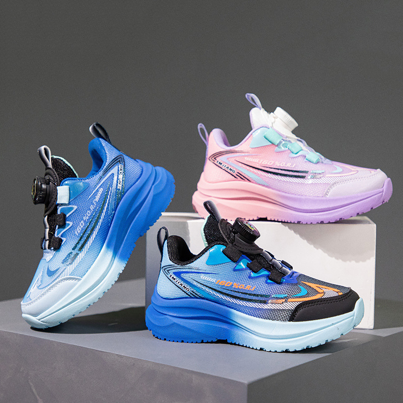 2024 autumn new fashion students big boys and girls campus breathable mesh soft bottom basketball sneaker