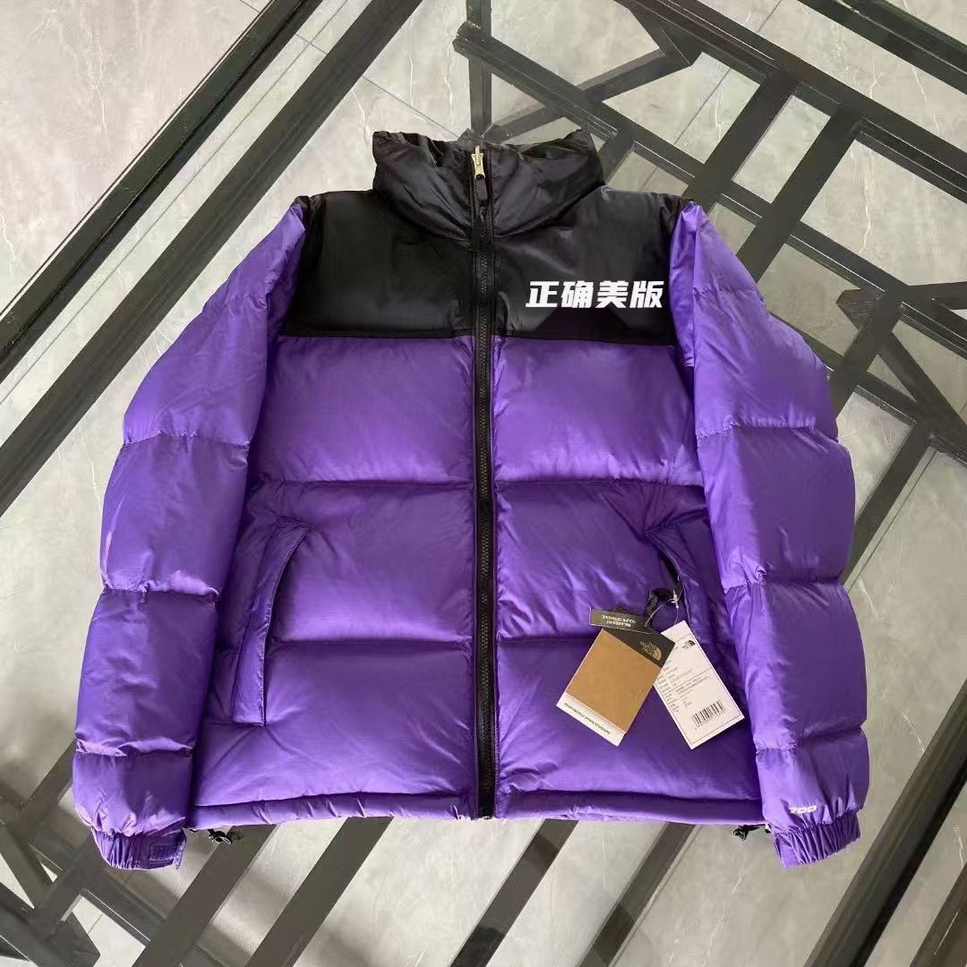 Putian 1996 puramente original cara norte hombre y mujer a prueba de viento chaqueta de plumón de la familia del norte para mantener el calor de la pareja de pan abrigo impermeable