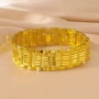 小众男士坦克沙金手链
