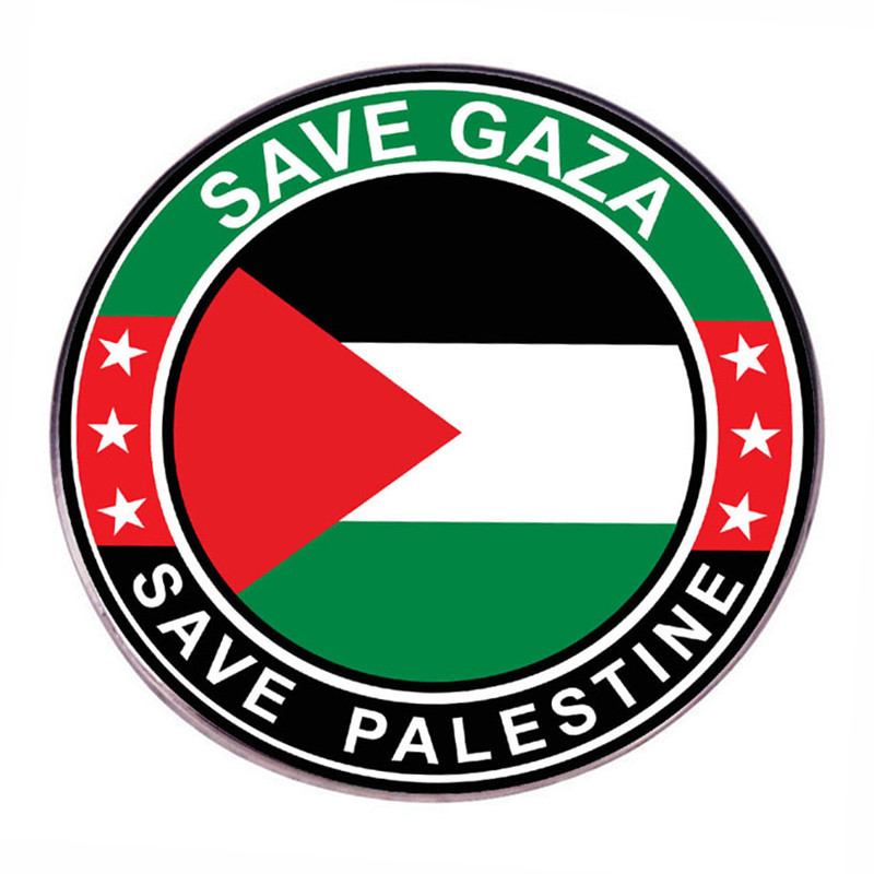 Libre Palestina broche guardar Gaza salvar Palestina pin insignia de aleación de metal Accesorios