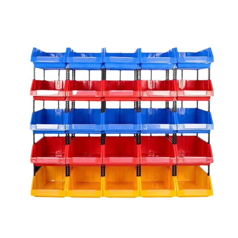 組み合わせプラスチックボックスハードウェアアクセサリーネジボックス斜め部品ボックス倉庫分類材料ボックス棚収納ボックス|undefined