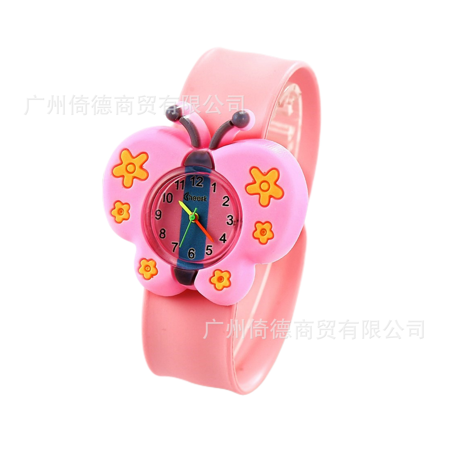 2024 Supply Children's Watch Cartoon Animal Snap Ring Student Kindergarten Electronic Panda Spot Foreign Trade Hot Sale