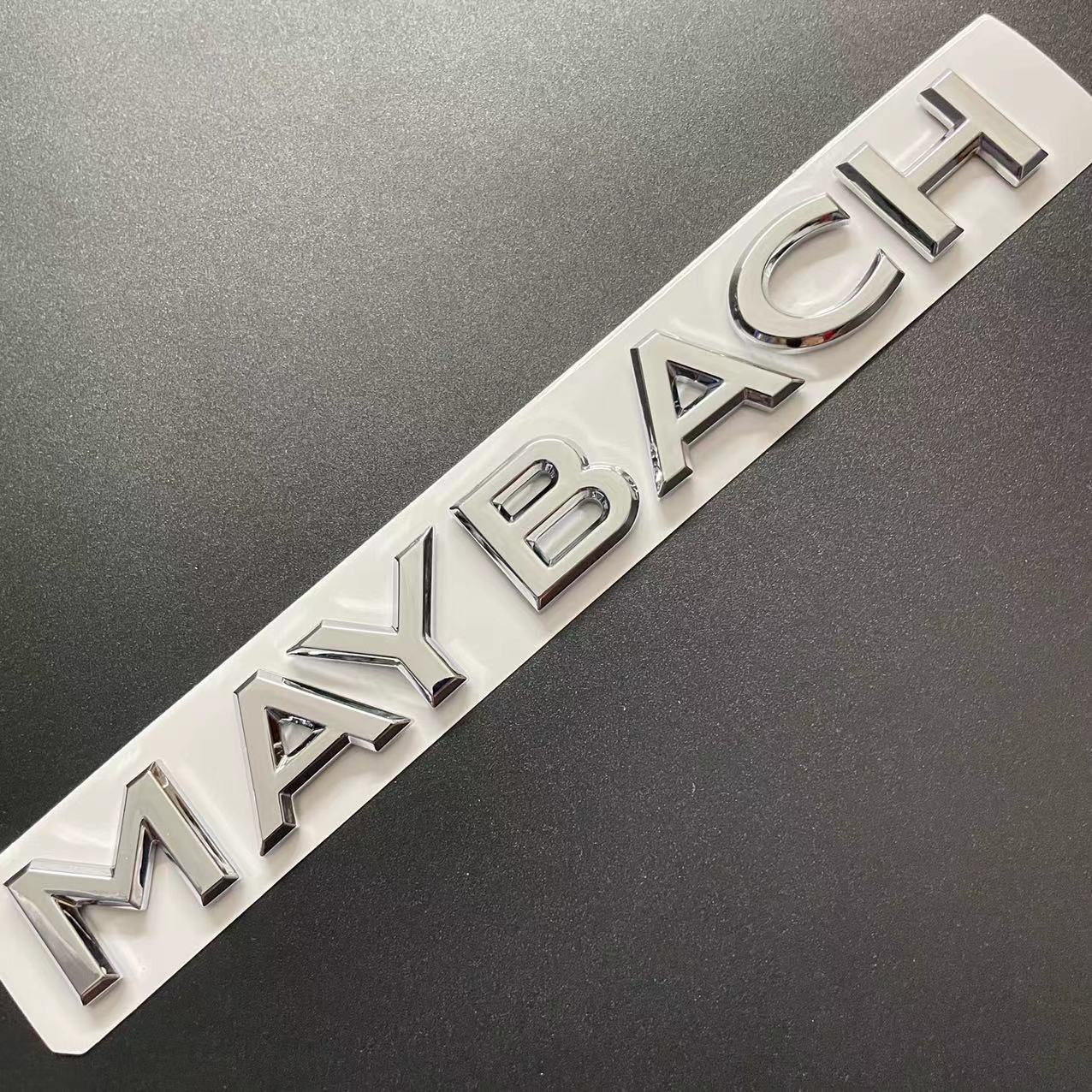 Applicable to Mercedes-Benz Maybach logo S-class modified logo S400 S450 side logo front and rear tail box logo hub cover