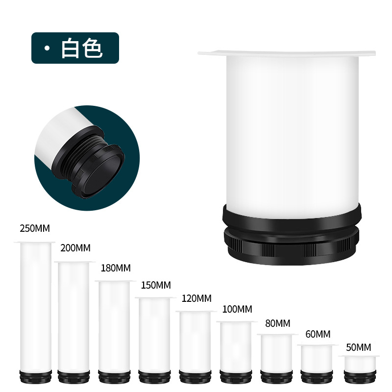 Directo de fábrica de acero inoxidable ajustable cocina gabinete sofá TV pie muebles ajustable pierna soporte pierna hardware