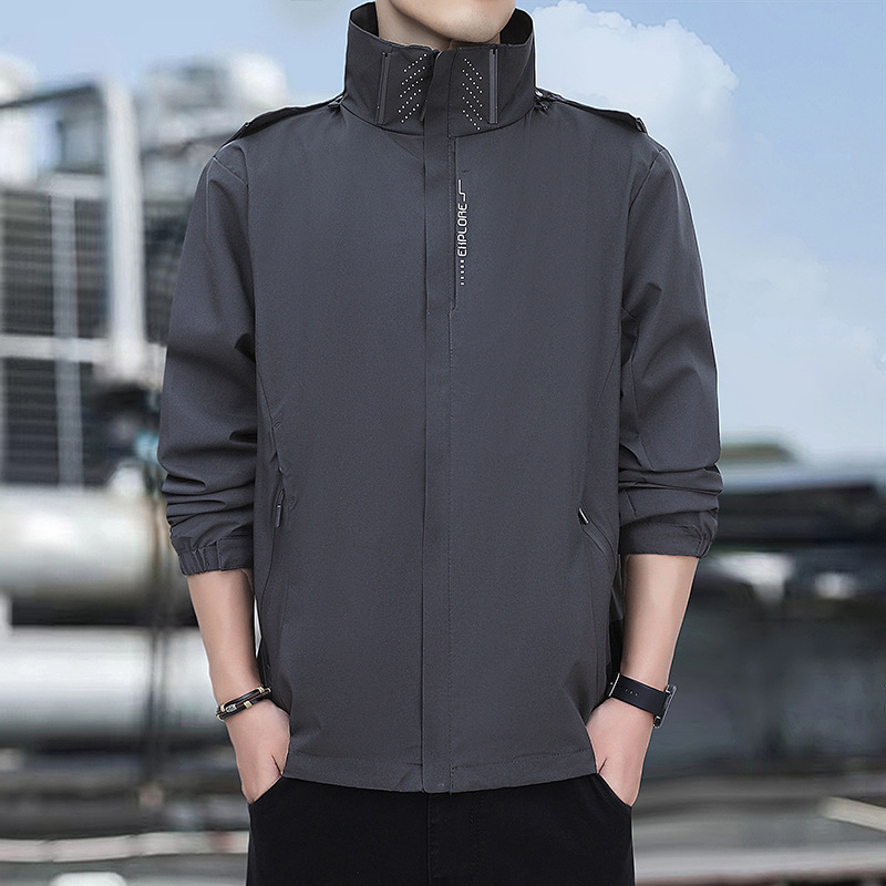 Hombres y mujeres misma primavera, otoño e invierno con capucha suelta casual nuevo 2023 impermeable cálido a prueba de viento chaqueta image 12