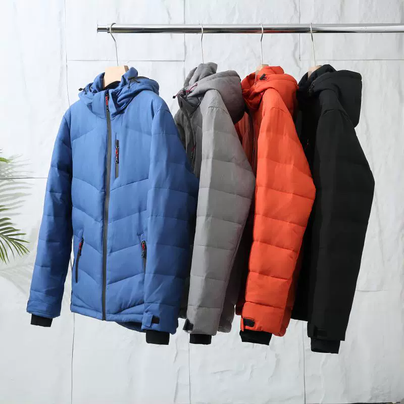Новый пуховик мужской спортивный пиджак на открытом воздухе спортивный стиль мужской пуховик внешняя торговля европейские и американские толстые молодые студенты