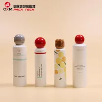 Axin Mei высокого качества пластиковый pe pe косметический шланг с мраморным материалом пластиковой шспиральной крышкой