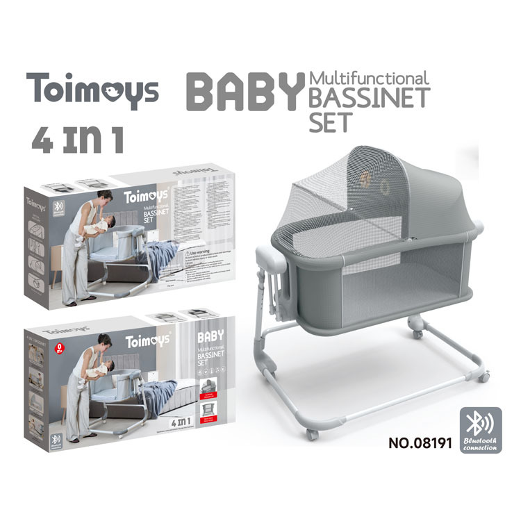 Baby Electric Rocking Bed, Multifunctional Cradle Bed, Newborn Baby Coaxing Artifact, Automatic Rocking Amazon