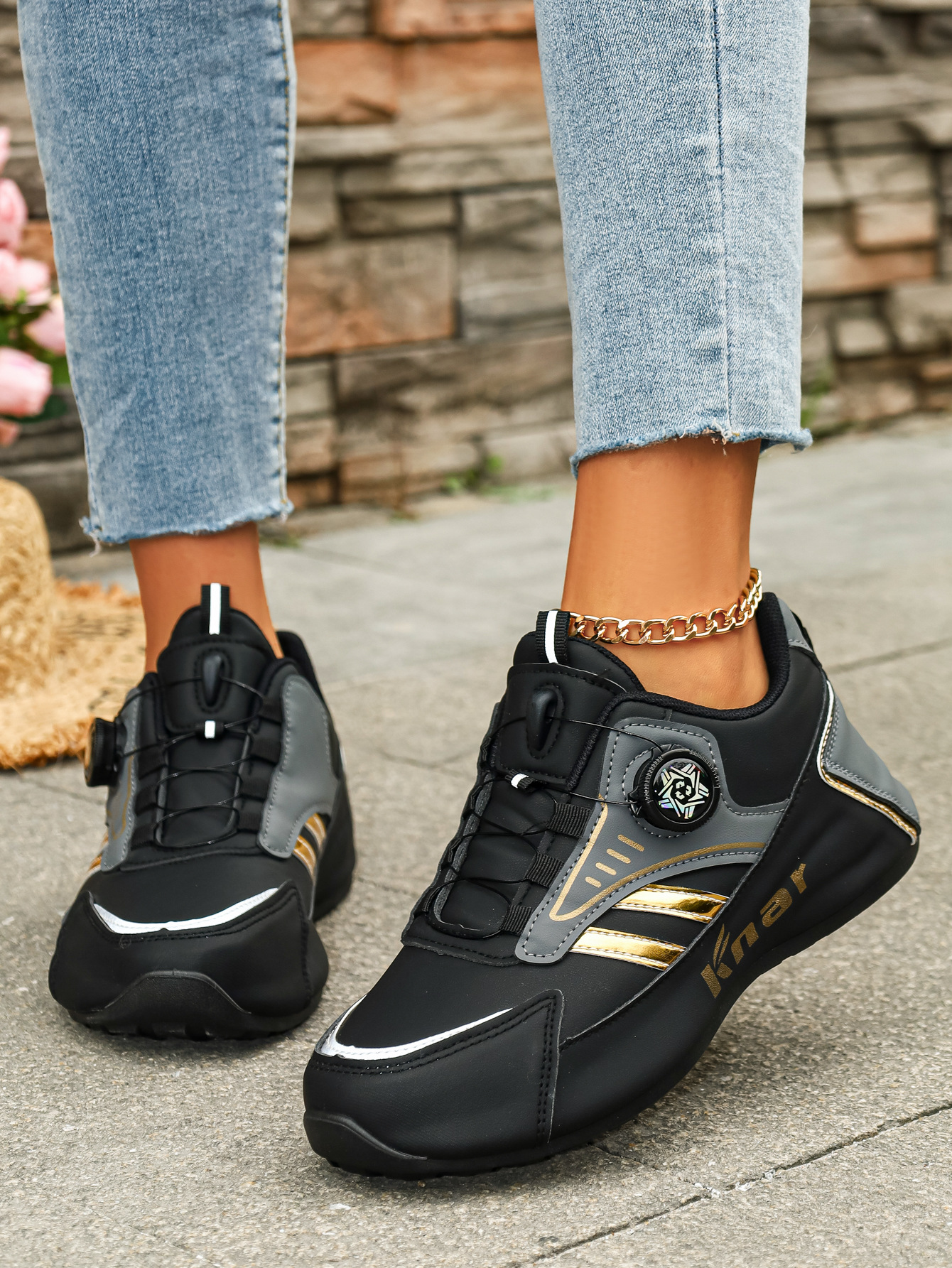 Plu-ize Women' Neaker, Fahionable Caual Low-top Outdoor Kateboard Hoe_vogvips.com
