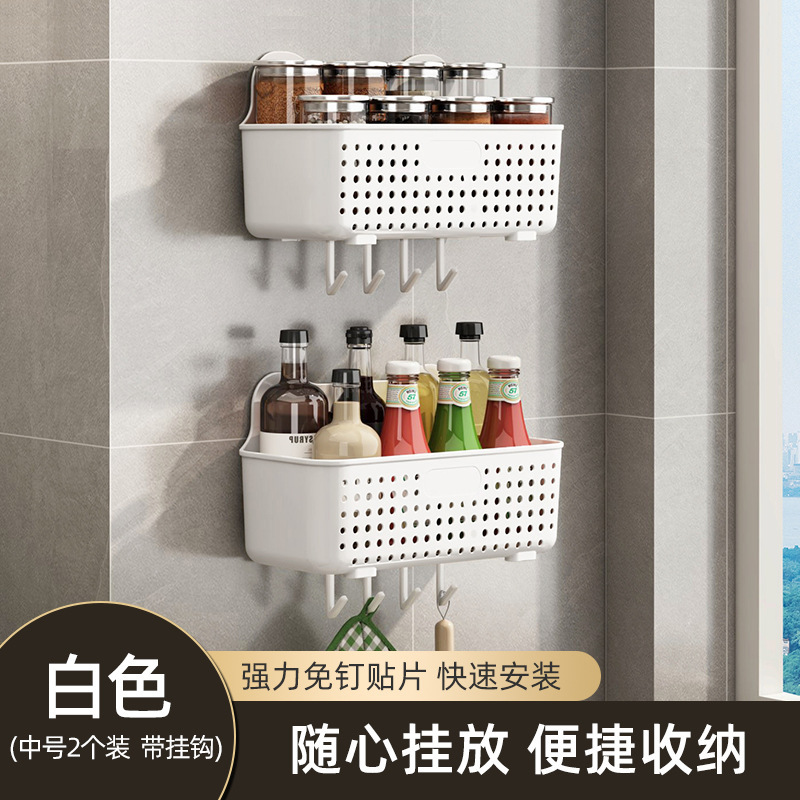 姜蒜收纳盒神器挂墙壁挂式厨房生姜大蒜筐收纳篮调料置物架|undefined