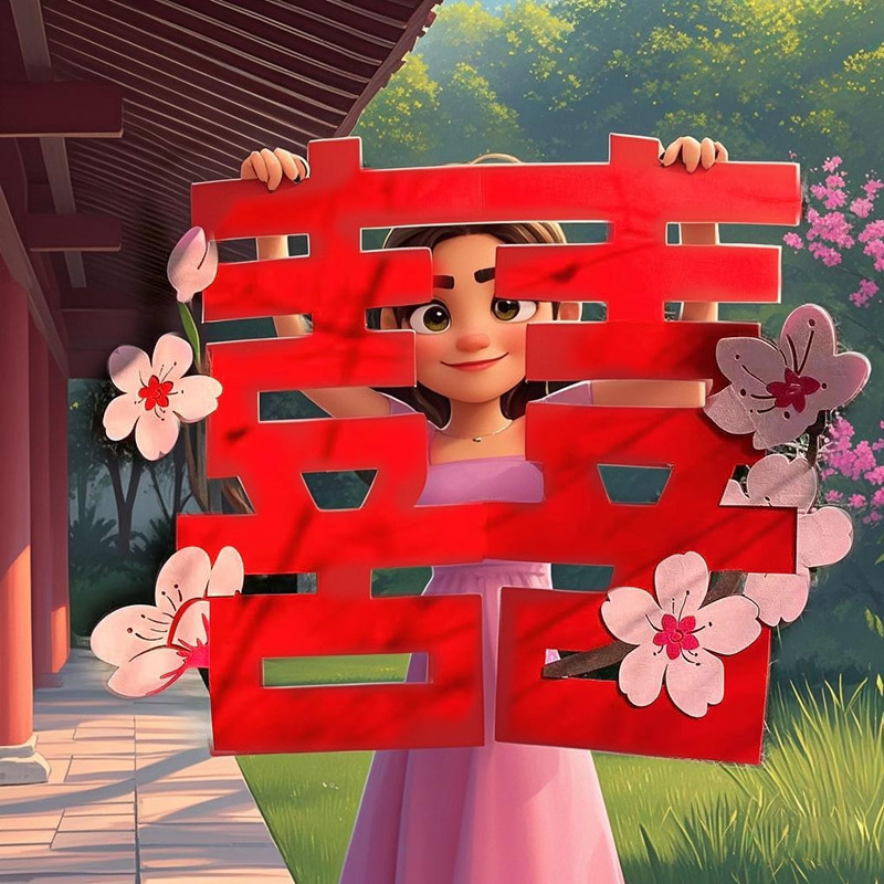 Pegatinas de palabras felices Decoración de la sala de bodas Juego especial de palabras de boda Decoración de la habitación Dormitorio Casa nueva Boda esencial