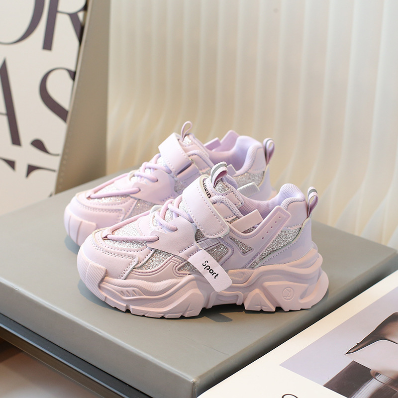 Girls' shoes Light and comfortable children's shoes Soft soled girls' sneakers Children's sneakers_voghion.com