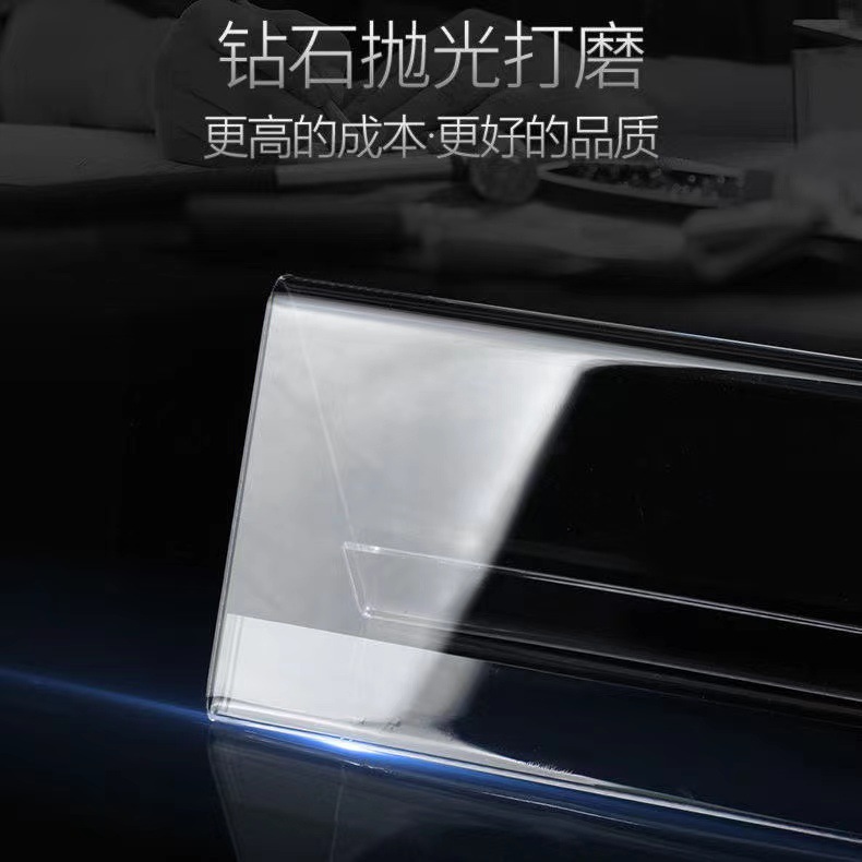 V-tipo multi-en stock de alta gama de doble cara transparente cristal Conferencia tablero Mesa tarjeta triángulo acrílico Mesa tarjeta al por mayor