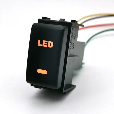 Button (with Line), Other Automotive Interior Supplies - led-switch-tail-line