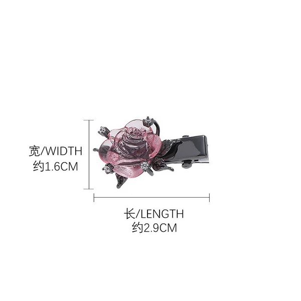 Gun black hair clip-HO341220