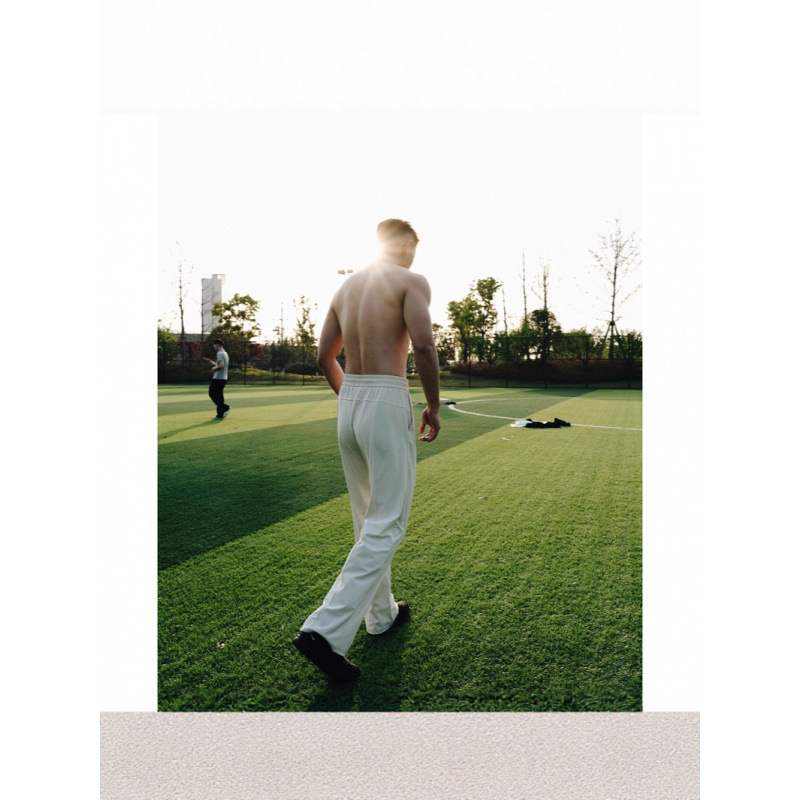 American-Style Ice Silk Straight-Leg Pants, Loose Fit, Versatile, Thin, Breathable, Solid Color, Cool-Feel, Sports Casual Pants for Men American-Style Ice Silk Straight-Leg Pants, Loose Fit, Versatile, Thin, Breathable, Solid Color, Cool-Feel, Sports Casual Pants for Men