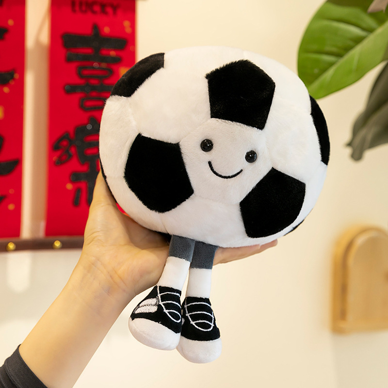 サッカーベビーバスケットボールベビー枕楽しいバスケットボール悪役サッカー人形ぬいぐるみ男の子の誕生日プレゼント|undefined