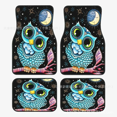 Care For, Customizable, Drop-Shipping, Wear-Resistant | Avtomobil döşəmə paspasları - f-car-floor-mats-19-3344cm-two-piece-pack
