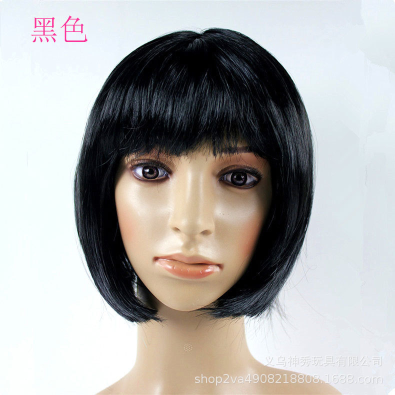 Fotografía de rendimiento apoyos de Halloween suministros de danza peluca conjunto de pelo estudiante pelo BOBO