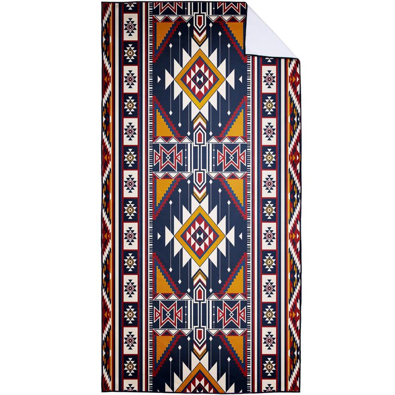 Cross-Border Factory Wholesale Beach Towels Retro Pattern Digital Printed Bath Towels Rectangular Sports Towels Amazon