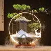 [35小桥流水灯圈摆件（一鹿发财）]