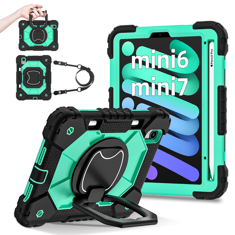 Suitable for iPad Mini 6/7 Generation Silicone Anti-Fall and Anti-Bend Tablet Case 8.3inch Tablet Kidsren's Protective Cover with Stand Suitable for iPad Mini 6/7 Generation Silicone Anti-Fall and Anti-Bend Tablet Case 8.3inch Tablet Kidsren's Protective Cover with Stand