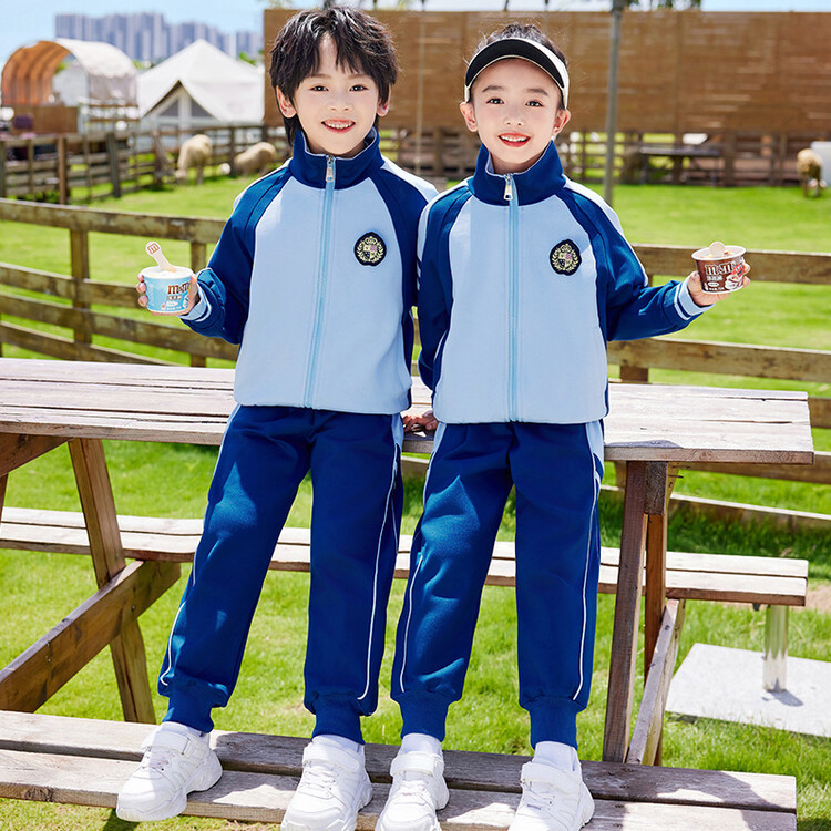 幼兒園園服春秋款小學生校服班服套裝兒童一二六年級英倫風三件套