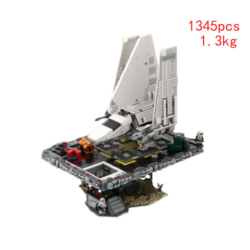 Cross-border Hot-selling In-stock MOC-110113 Small Particle Assembly Building Block Toy Shuttle DIY Educational Model_voghion.com