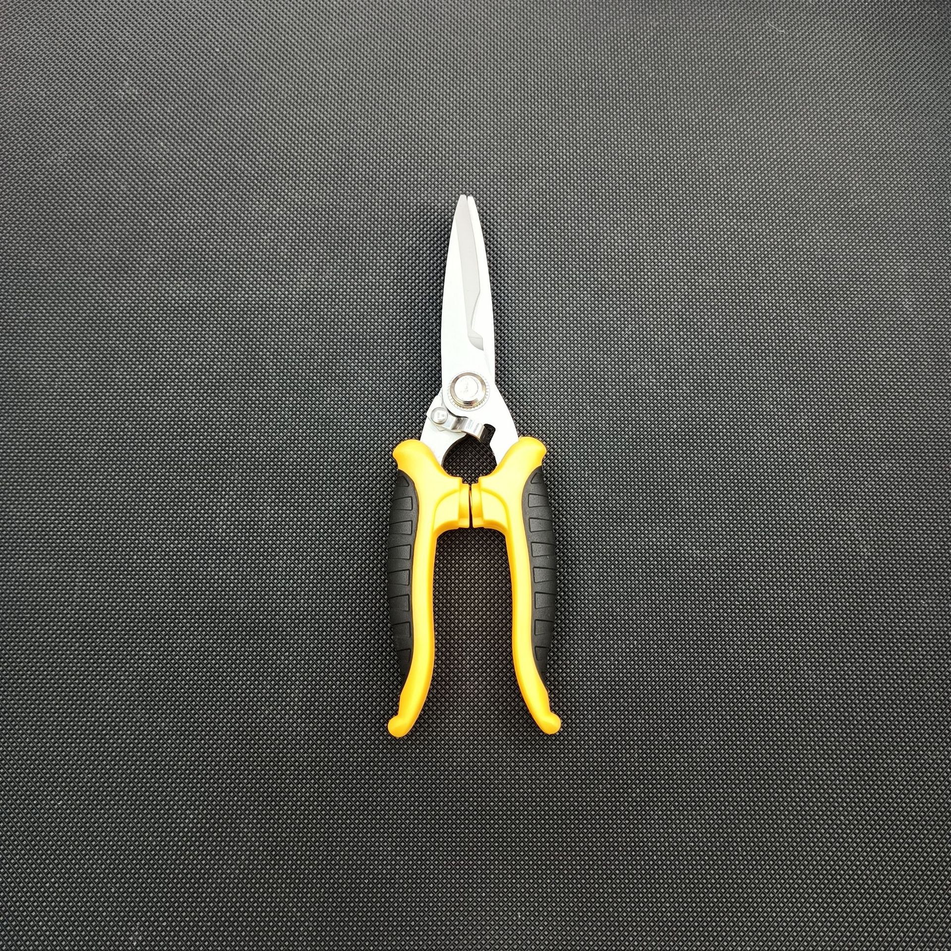 强力电工剪工业剪刀薄铁皮剪航空铝扣板PVC线槽电线剪刀剥线剪刀