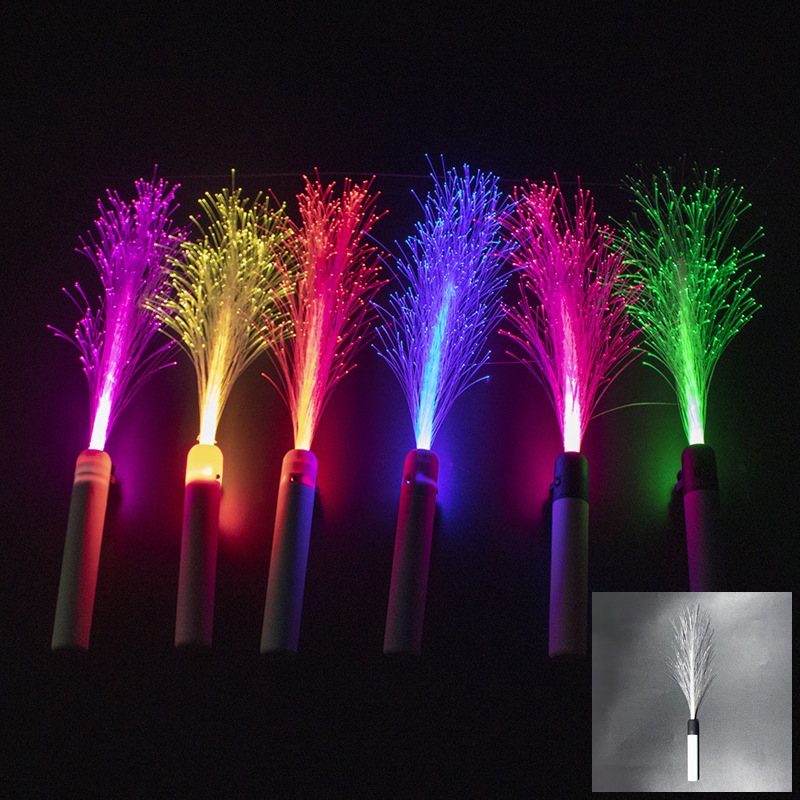 LED Fiber optic rod7�ʱ�ɫӫ����ư�ҹ���ɶ������ݳ��ᷢ���