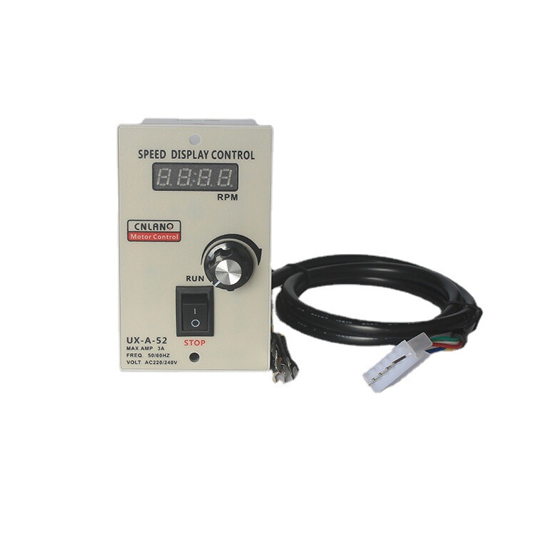 Ux52A Ac C220V Anti-Dry Digital Display Disturb Asynchronous Motor Stepless Speed-Adjustable Digital Controller Switch