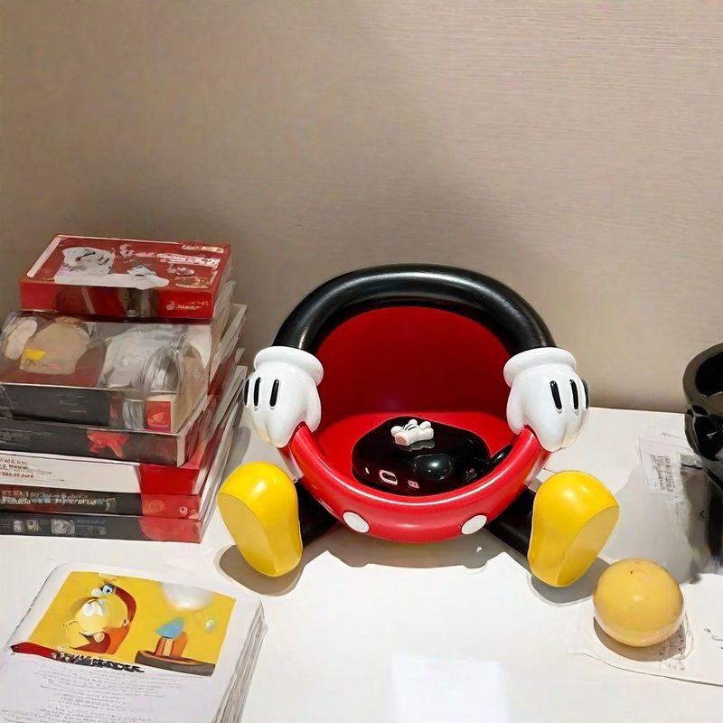 トレンディなミッキーの鍵収納玄関装飾品ハイエンドのリビングルームのコーヒーテーブルの装飾キージュエリー収納ボックス|undefined