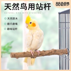 Birds use perch stands for peach wood gnawing toys for budgerigar toys, cage sanding perch sticks, stand racks for wholesale