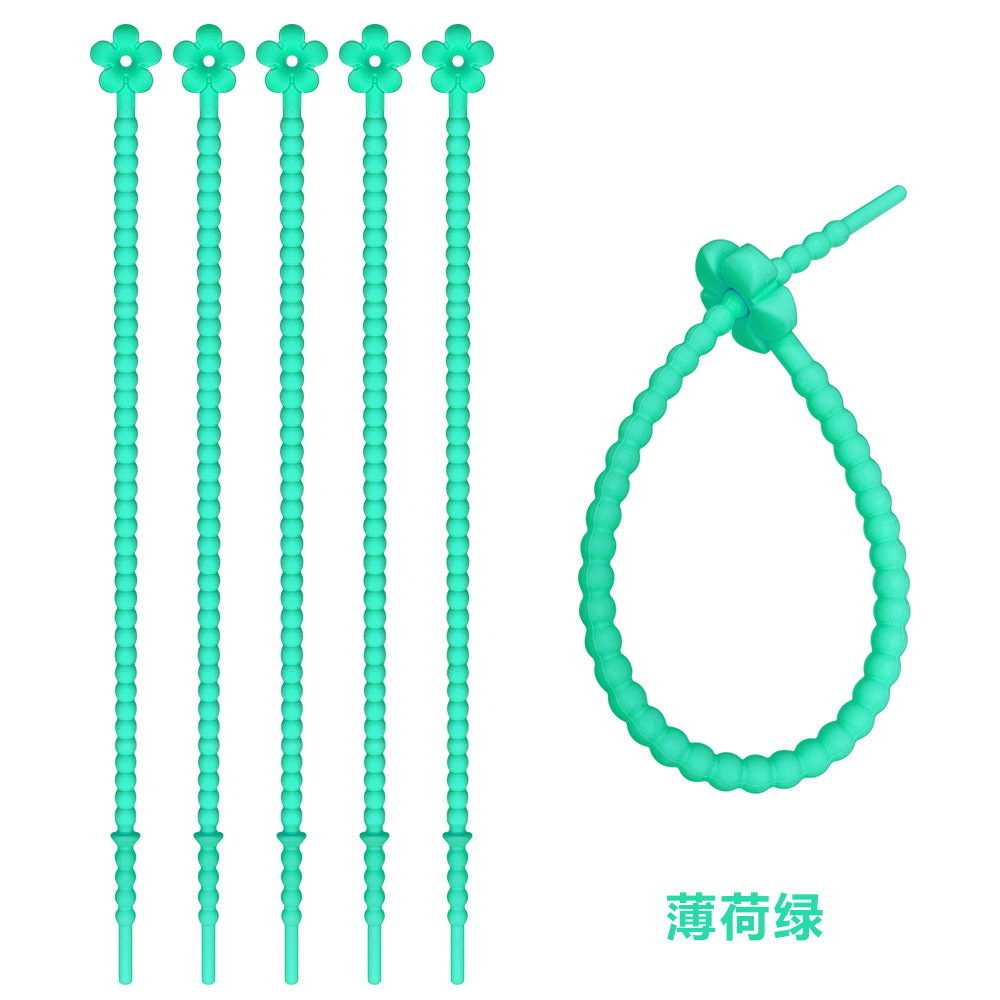 250mm de color caramelo flor pequeña cinta de silicona colgante llavero DIY bolsa de Ropa Accesorios de joyería Cordón de silicona