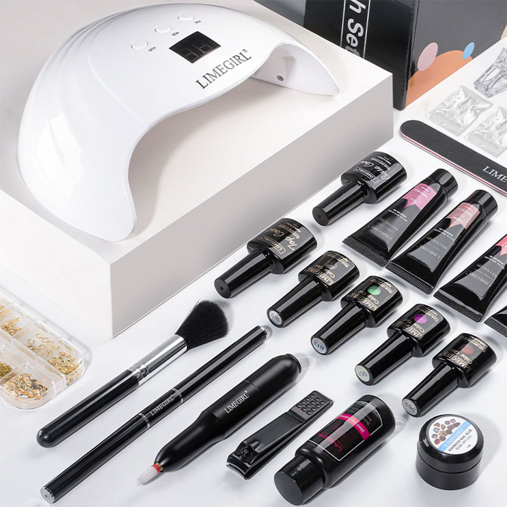 Amazon Venta caliente esmalte de uñas pegamento traje cristal fototerapia pegamento brillo color sólido esmalte de uñas pegamento extensión pegamento traje