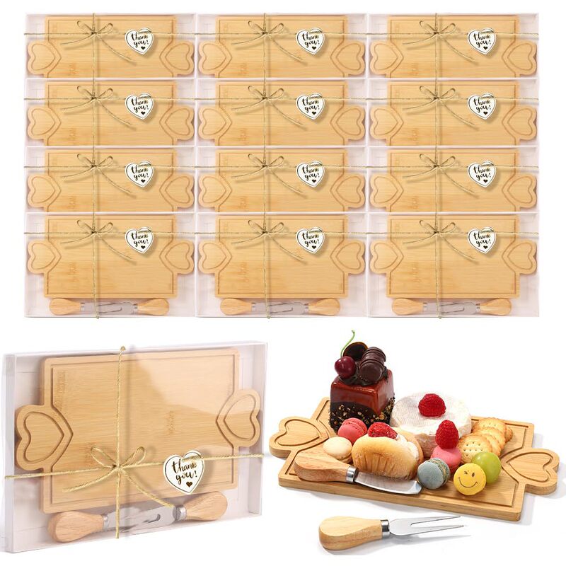 Wooden Cheese Cutting Board Set Restaurant Party Deli Board Bamboo Rectangular Cutting Board Tray Gift Box Wooden Cheese Cutting Board Set Restaurant Party Deli Board Bamboo Rectangular Cutting Board Tray Gift Box