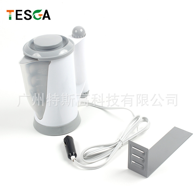 12V /24V 车内烧水壶直流热水壶咖啡壶700ML容量户外/小轿车/房车