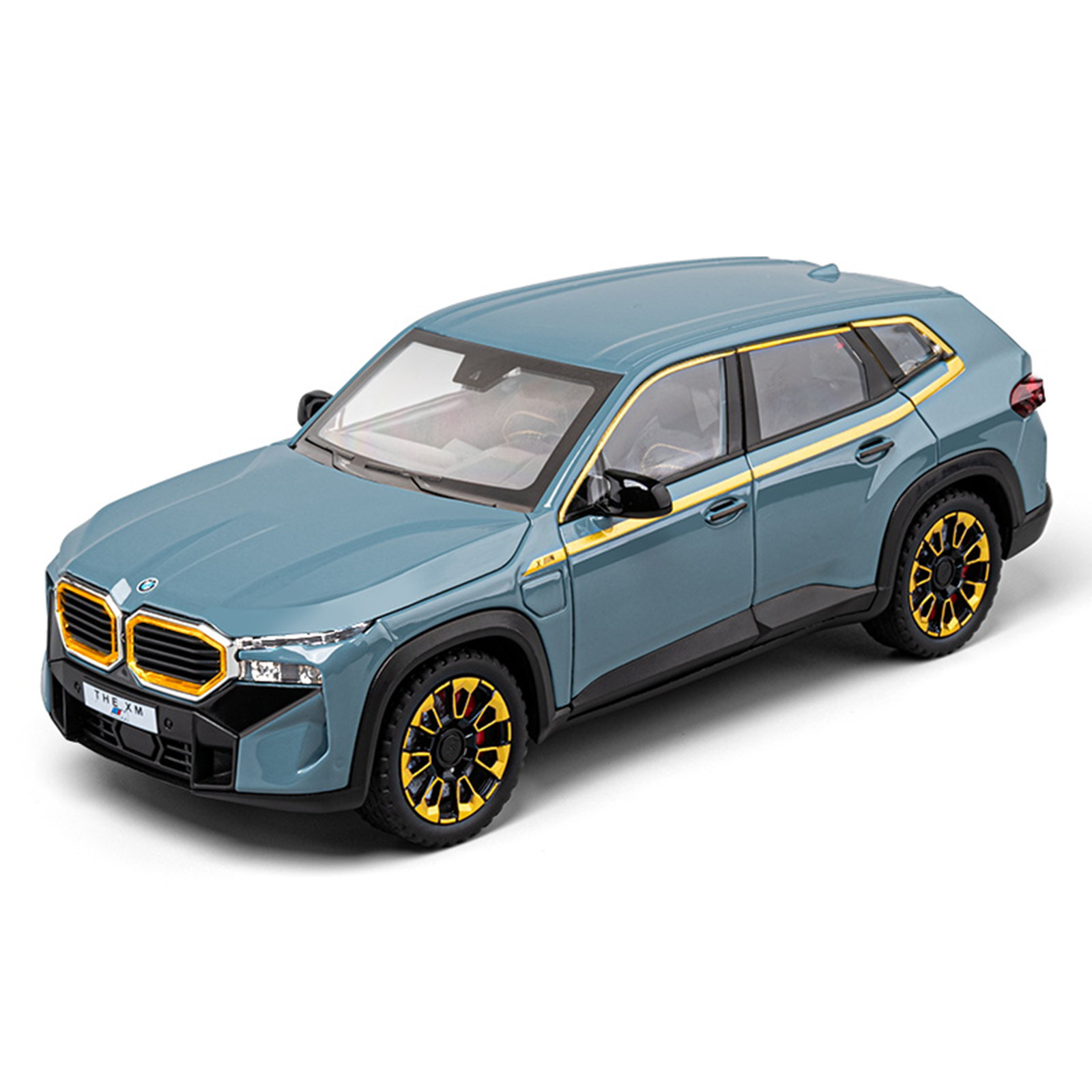 1/24 modelo de coche de aleación, luz de sonido de retorno, apertura de la puerta, juguetes para niños, mercado nocturno, puestos, juguetes pequeños al por mayor