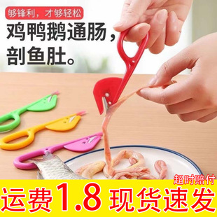 Kitchen Intestinal Knife Duck Intestinal Knife Chicken Intestinal Knife Intestinal Cutter Cutting Household Chicken Duck Goose Intestinal Knife Killing Monopterus albus Loach Tool