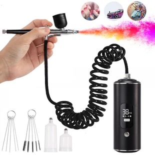 Electric Airbrush Gun Spray Paint Pen Painted Acrylic Paint Spray Nail Art Airbrush Set Airbrush Hand-Made Coloring Model