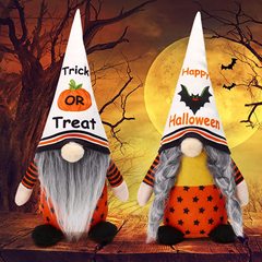New Product Cross-Border Halloween Faceless Doll Bat Pumpkin Standing Figure Ghost Festival Ornament Rudolph Doll
