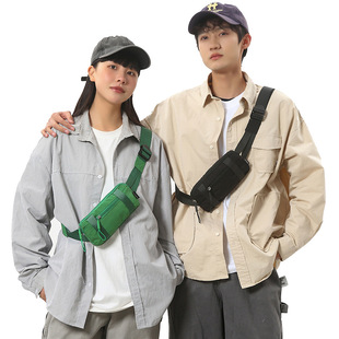 2025 New Cycling Bag Mobile Phone Bag Fitness Chest Bag Outdoor Sports Running Crossbody Waist Bag Men and Women Crossbody Bag