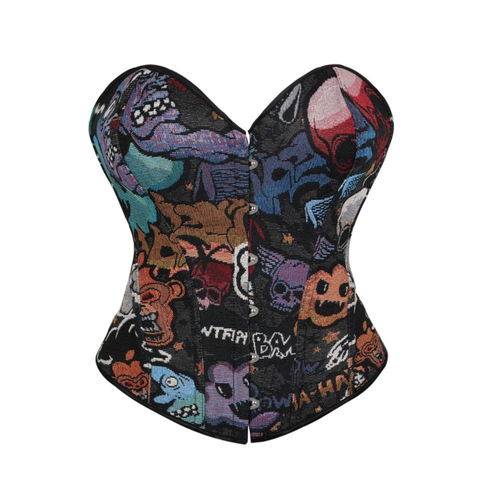 Nuevo Halloween cráneo damas corset Amazon Aliexpress temu suministro transfronterizo