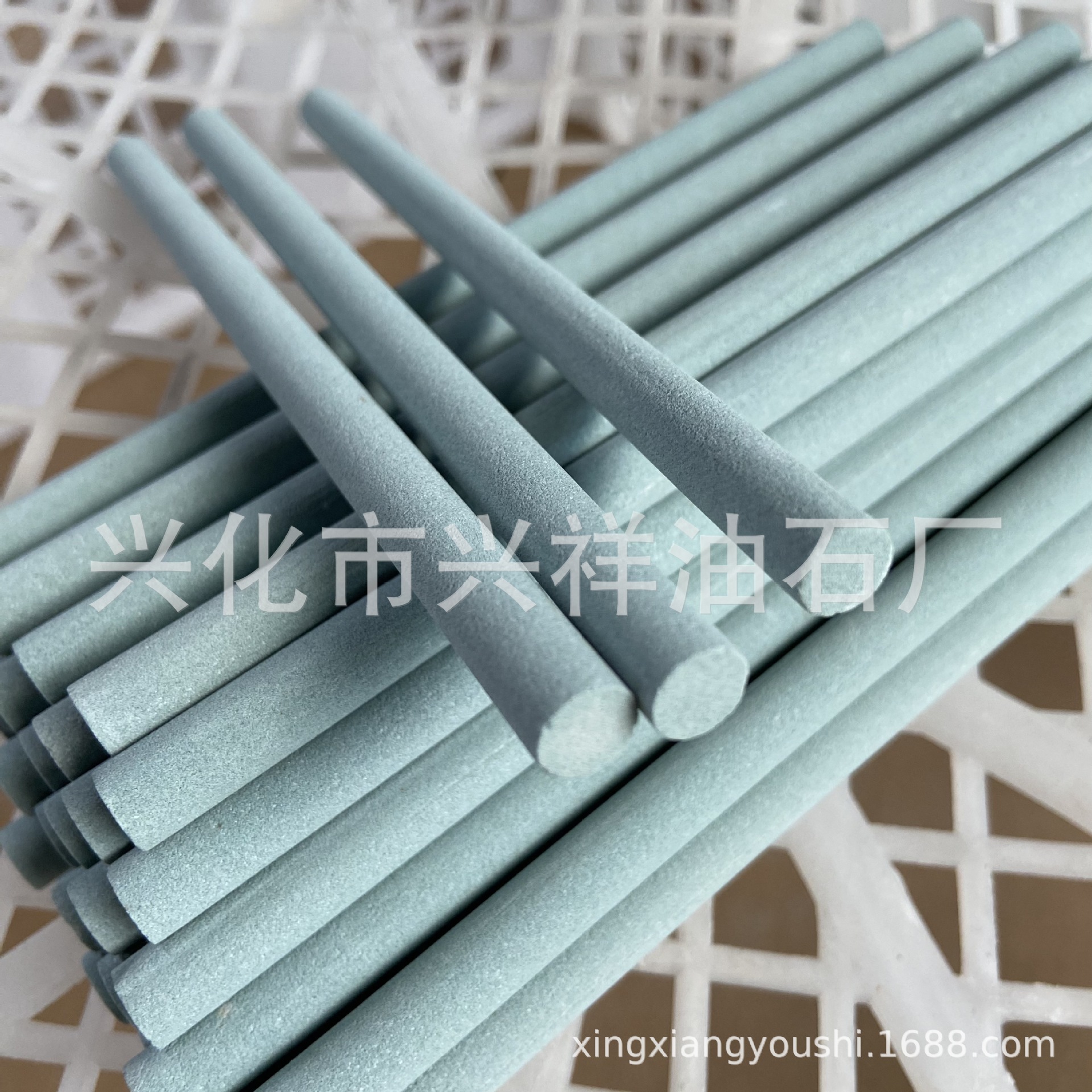 厂家批发绿碳化硅圆柱油石条150/100*12/10/8/6mm等雕刻刀磨刀石