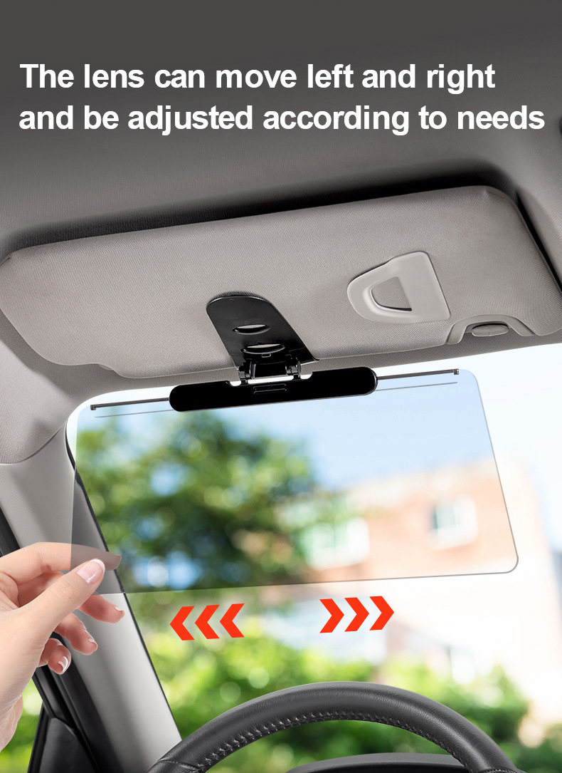 Car Anti-Glare Sun Visor, Day and Night Anti-Dazzle Car Goggles, Anti-High Beam Artifact for Night Driving